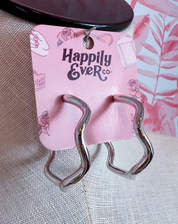 Twisted Fate Hoop Earrings  *Final Sale*