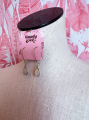 Moonstone Glow Drop Earrings *Final Sale*