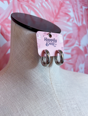 Simple Shine Hoop Earrings *Final Sale*