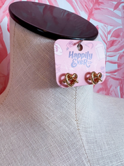 Heart Knot Stud Earrings *Final Sale*