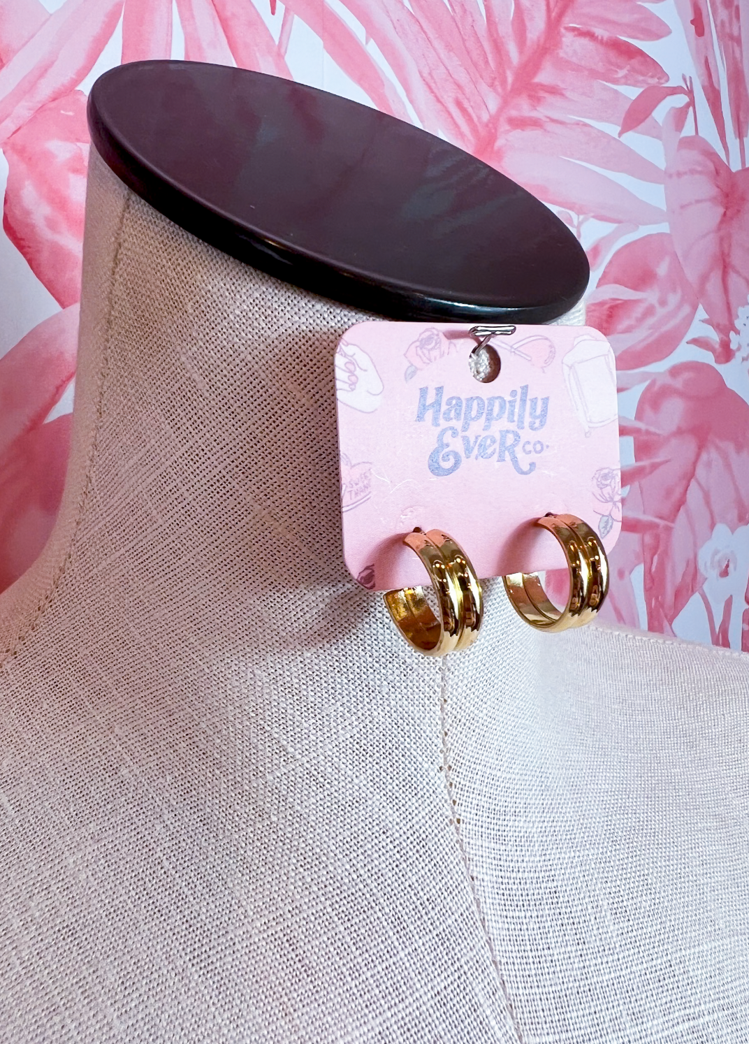 Double Groove Hoops  *Final Sale*
