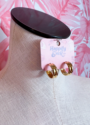Double Groove Hoops  *Final Sale*
