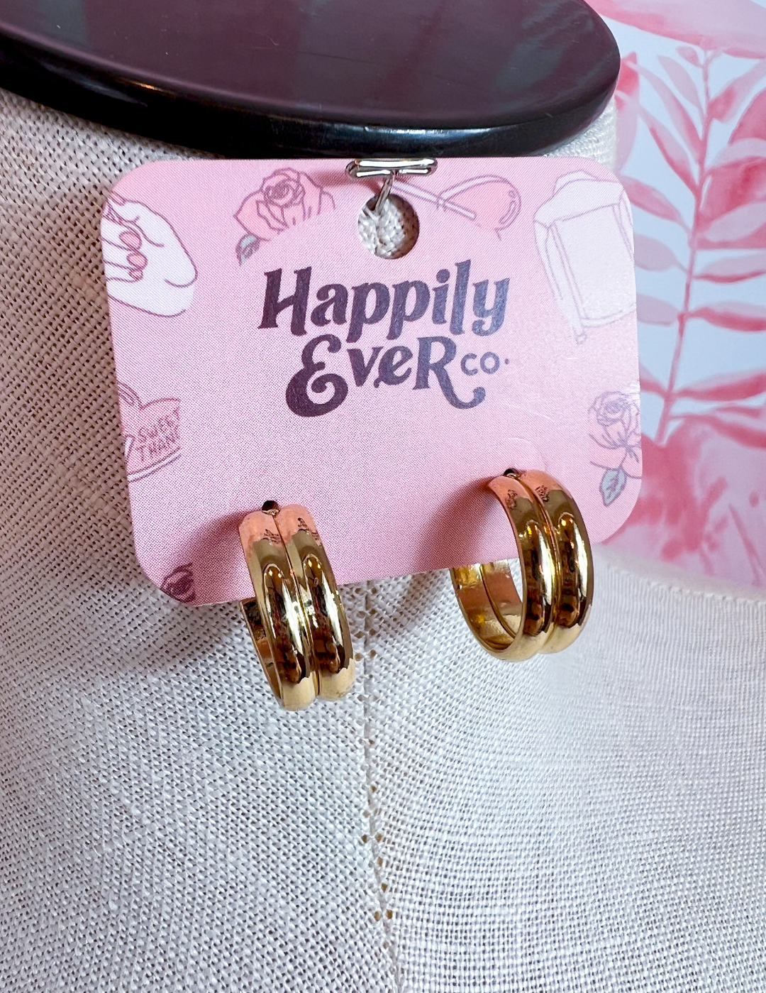 Double Groove Hoops  *Final Sale*