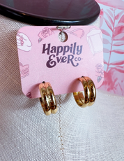 Double Groove Hoops  *Final Sale*