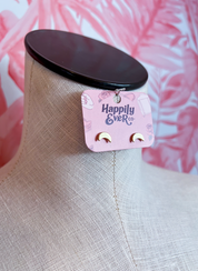 Crescent Moon Stud Earrings *Final Sale*