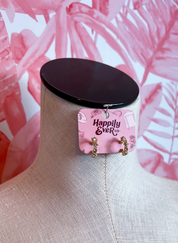 Crystal Curve Hoop Earrings *Final Sale*