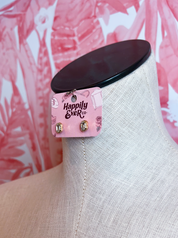 Crystal Clear Stud Earrings *Final Sale*
