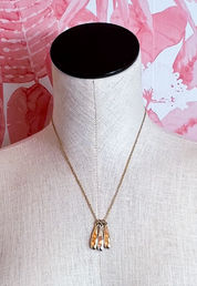Triple Drop Necklace  *Final Sale*