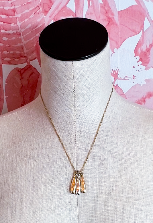 Triple Drop Necklace  *Final Sale*