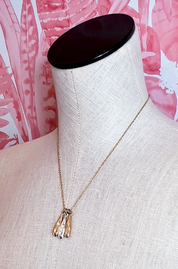 Triple Drop Necklace  *Final Sale*