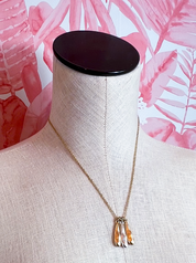 Triple Drop Necklace  *Final Sale*