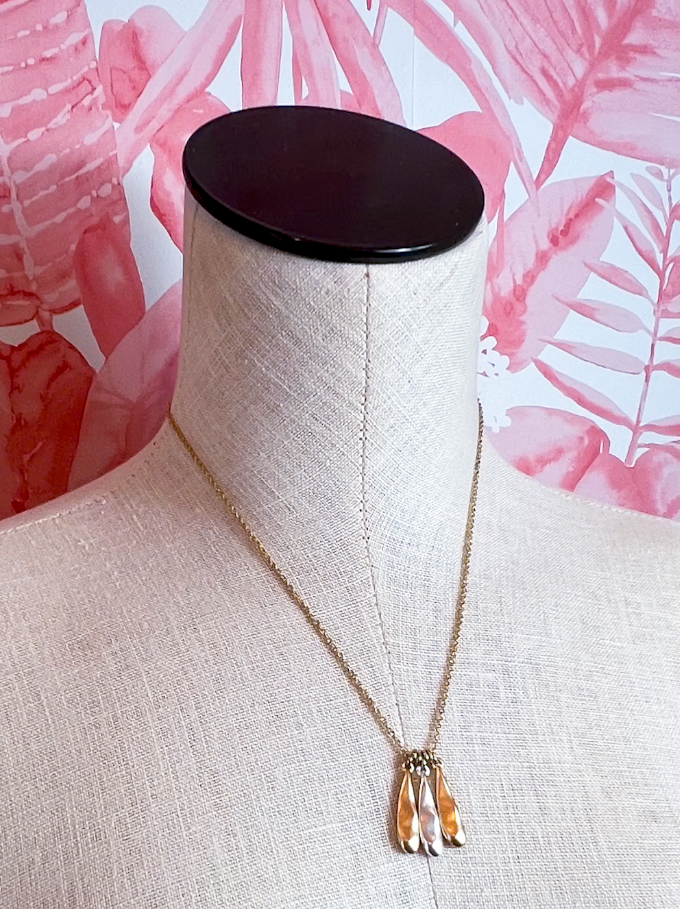 Triple Drop Necklace  *Final Sale*