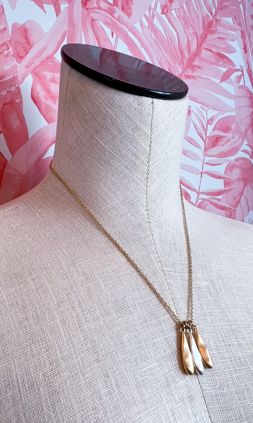 Triple Drop Necklace  *Final Sale*