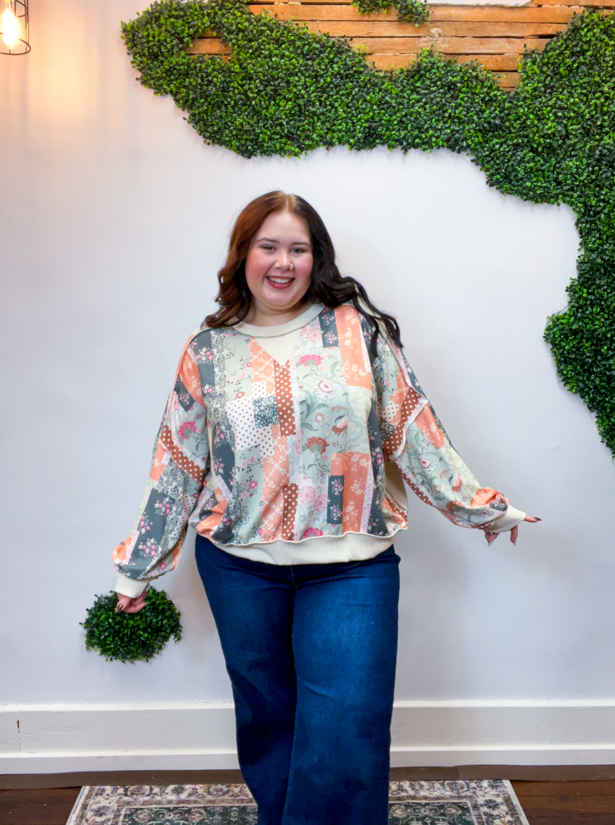 Pieced Together Pullover
