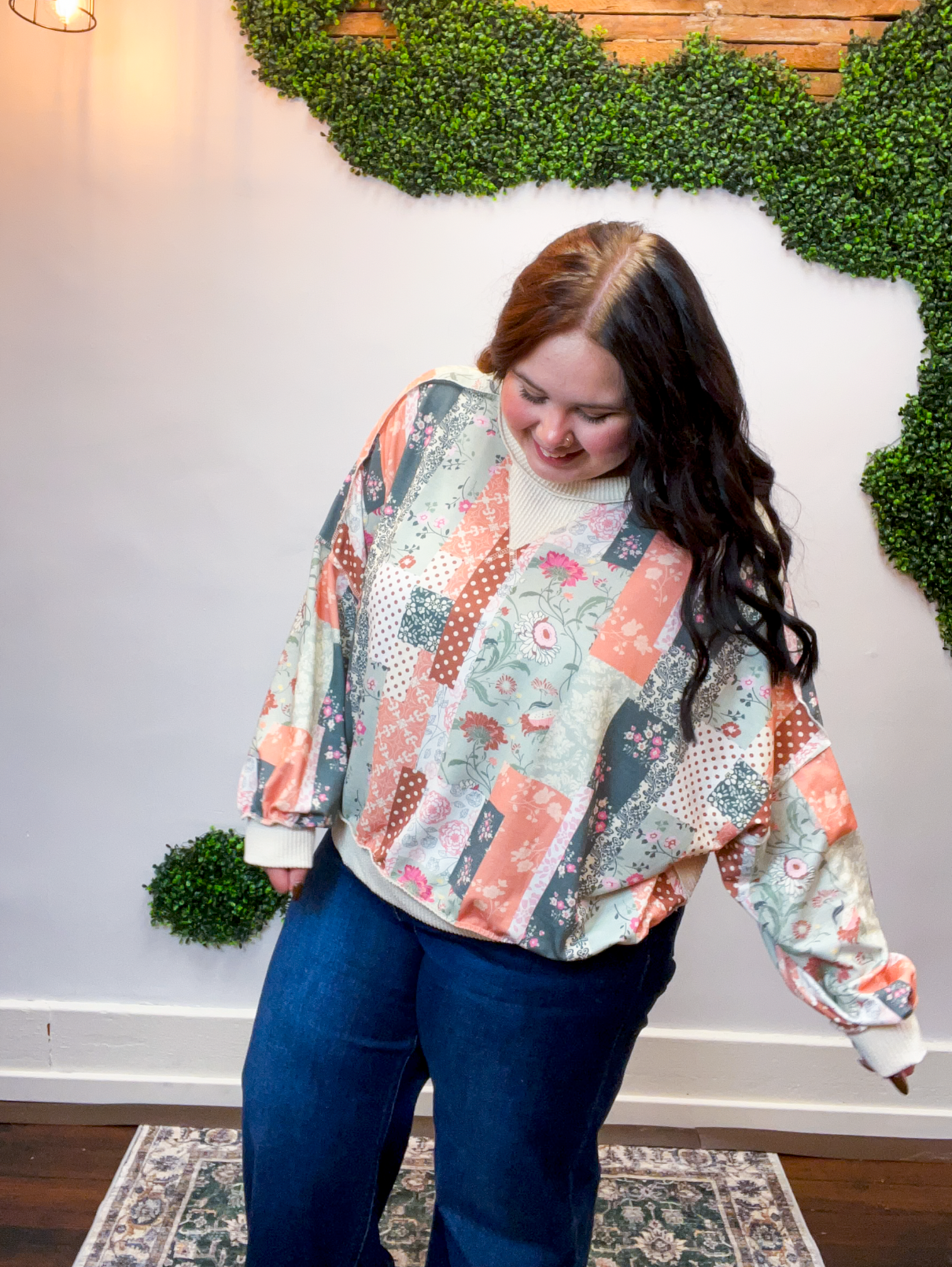 Pieced Together Pullover