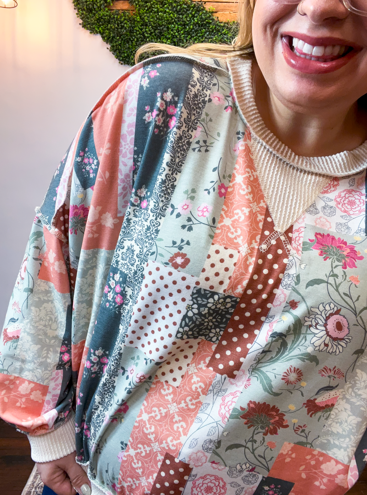 Pieced Together Pullover