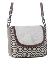 Myra | Hairon Flap & Honey Bee Design Small & Cross Body Bag *FINAL SALE*