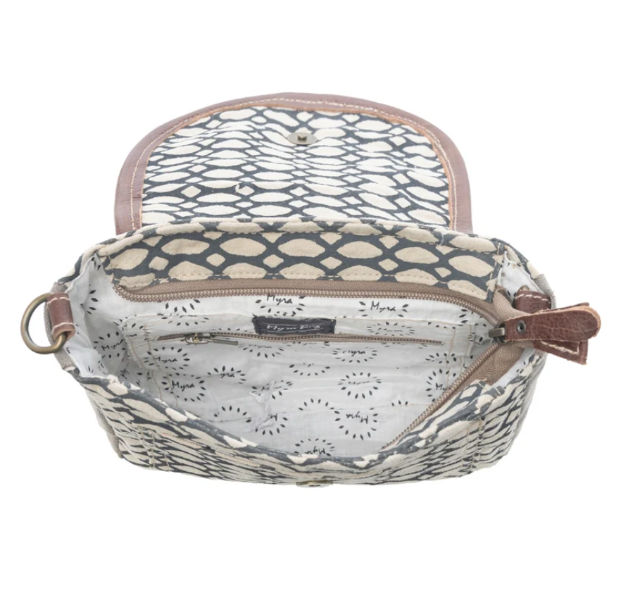 Myra | Hairon Flap & Honey Bee Design Small & Cross Body Bag *FINAL SALE*