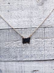 Faux Druzy BOO Spooky Necklace *Final Sale*