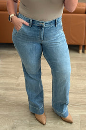 Mid Rise Wide Leg Judy Blue Jeans